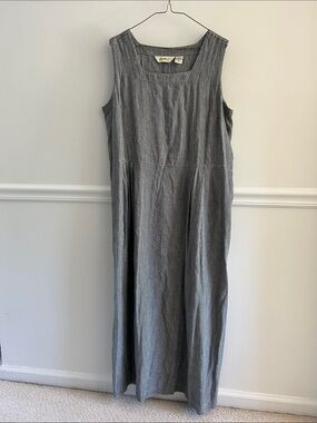 eddie bauer linen dress Linen mid-length dress Eddie Bauer Red size 8 US in Linen